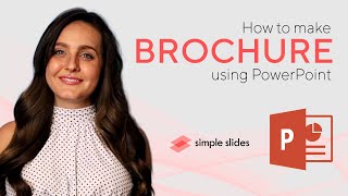 How to Make a Brochure using PowerPoint [upl. by Eronaele]