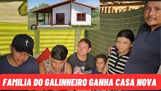 FAMÍLIA DO GALINHEIRO GANHA A CASA NOVA ElizeuSilvaTV [upl. by Navinod]