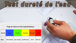 Tester la dureté de son eau  comment faire [upl. by Sherlock]