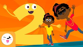 The Number 2 for kids  Learning to Count  Numbers from 1 to 10  The Number Two Song [upl. by Neersan900]