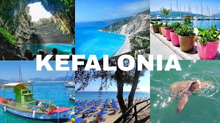 Melissani Caves Costa Costa Beach Lassi amp Turtle Spotting  Kefalonia Greece  July [upl. by Estell]