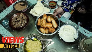 What Mongolian Breakfast Is Like Village Life in Mongolia  Views [upl. by Chafee]