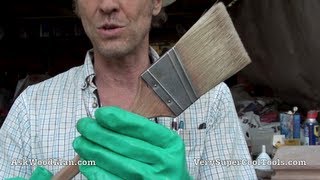 HOW TO CLEAN A PAINT BRUSH  Oil Based [upl. by Devin]