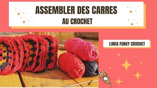 Comment Assembler des Carrés au Crochet Facile en Musique 🎵 [upl. by Aip]