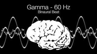 Genius Gamma Binaural Beat  60Hz 1h Pure [upl. by Yniffit]