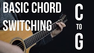 Chord Switching Practice  C to G [upl. by Nyloj790]