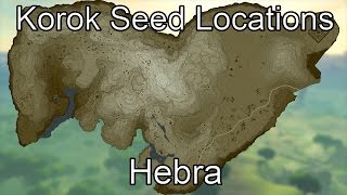 Breath of the Wild Korok Seed Guide  Hebra [upl. by Aicila]