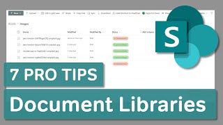 Microsoft SharePoint  Document Libraries  7 Pro Tips [upl. by Kiele]