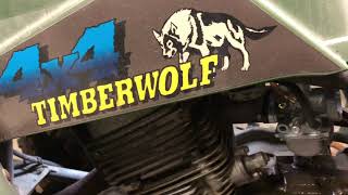 Yamaha Timberwolf 250 carb swap [upl. by Aneehsal]