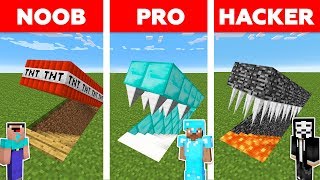 Minecraft NOOB vs PRO vs HACKER  HIDDEN TRAP CHALLENGE in minecraft  Animation [upl. by Enale]