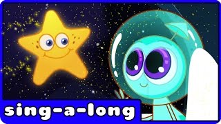 Nursery Rhymes For Children  Twinkle Twinkle Little Star With Lyrics By Hooplakidz SingALong [upl. by Carr]