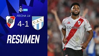 River Plate 41 Atletico Tucuman  Resumen  Fecha 14 [upl. by Almond]