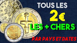 LES 2 EURO LES  CHERS PAR PAYS amp DATES [upl. by Benedetta]