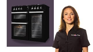 Flavel MLN9FRK 90 cm Dual Fuel Range Cooker  Black  Product Overview  Currys PC World [upl. by Acnoib]