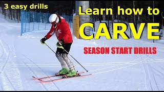 Learn how to CARVE  3 EASY DRILLS [upl. by Euqinue]