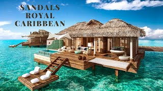 Sandals Royal Caribbean Over Water Bungalows in Montego Bay Jamaica [upl. by Nautna]