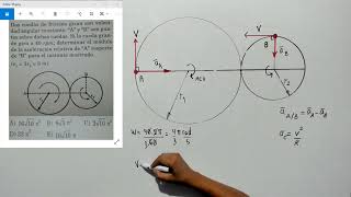 MOVIMIENTO CIRCUNFERENCIAL MCU Y MCUV  Problema 16 [upl. by Gerik]