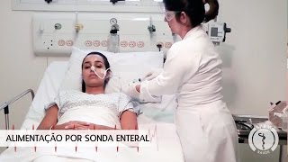 Alimentação por sonda enteral [upl. by Delcine]