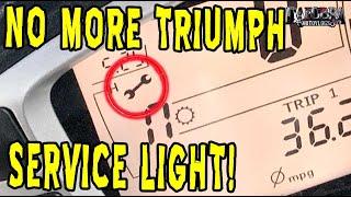 How To Reset the Triumph Service Light With DealerTool [upl. by Apfel]