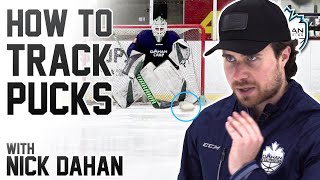 Tracking Pucks Properly  Ice Hockey Goalies  Dahan Goaltending Episode 3 [upl. by Ociredef]