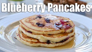 Blueberry Pancakes  Easy Breakfast Recipe [upl. by Aggappera]