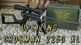 TECH Upsizing CROSMAN 2250 XL  24j [upl. by Jeno355]