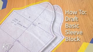 DETAILED HOW TO MAKE BASIC SLEEVE PATTERN  KIM DAVE [upl. by Earle503]