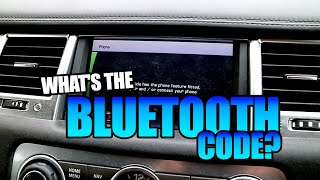 What is the BLUETOOTH CODE to Pair Phone to Range Rover Sport 2005  2013 How to Pair Your DEVICE [upl. by Ricarda929]