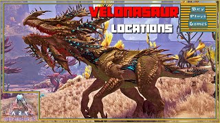 ARK Genesis 2  VELONASAUR Spawn Locations  The DINO TURRET Is BACK [upl. by Etnovahs226]