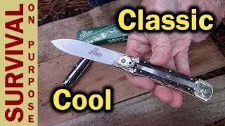 Hubertus Springer Lever Lock Switchblade Knife Review [upl. by Grekin]