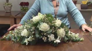 How To Do A Funeral Flower Arrangement [upl. by Llewoh861]