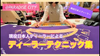 カジノディーラーテクニック集‼【現役日本人ディーラーが本場のカジノで撮影】 [upl. by Hasty]