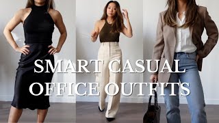 Smart Casual Office Outfits  Workwear Essentials  Part 1 [upl. by Buskirk]