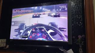 Romain Grosjean Crash onboard he is fully safe F1 BahrainGP [upl. by Pinsky]