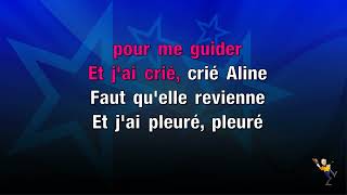 Aline  Christophe KARAOKE [upl. by Notsuj]