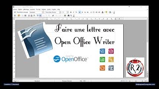 Open Office writer  faire une première lettre [upl. by Hailat]