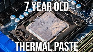 Replacing 7 Year Old Thermal Paste  Does it make a difference [upl. by Ja]