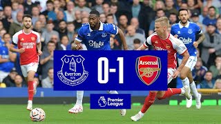 EVERTON 01 ARSENAL  Premier League highlights [upl. by Maxi954]