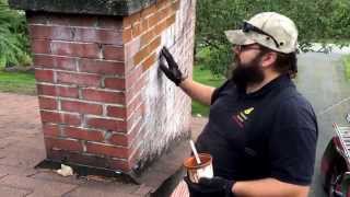 Efflorescence Removal Repair and Prevention Brick Chimney [upl. by Gnoix]