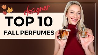 Top 10 womens DESIGNER PERFUMES for FALL [upl. by Sinnoda699]