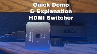 REVIEW GANA 8K HDMI Switcher [upl. by Edson]