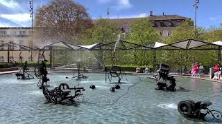 TinguelyBrunnen Tinguely Fountain in Basel Switzerland [upl. by Piks]