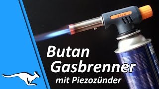 Butan Gasbrenner mit Piezozündung [upl. by Oicul]