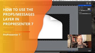 ProPresenter 7 tutorial How to use the Props and Messages layer [upl. by Ennailuj597]