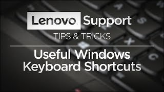 Tips amp Tricks  Useful Windows 10 Keyboard Shortcuts [upl. by Amliw]