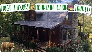 Luxury Cabin in the Woods  Mountain Cabin Tour  Blue Ridge Georgia Mountains [upl. by Yahsat]