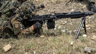 German Army MG3 Machine Gunners in Action [upl. by Shih]