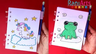 HAZ UN DIARIO  LIBRETA  CUADERNO  FÁCIL  DIY [upl. by Pinter239]