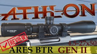 Athlon Ares BTR GEN II 4527x50 review [upl. by Avah]