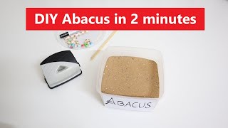 DIY Abacus  How to make Abacus at home Easy Abacus [upl. by Yeblehs]